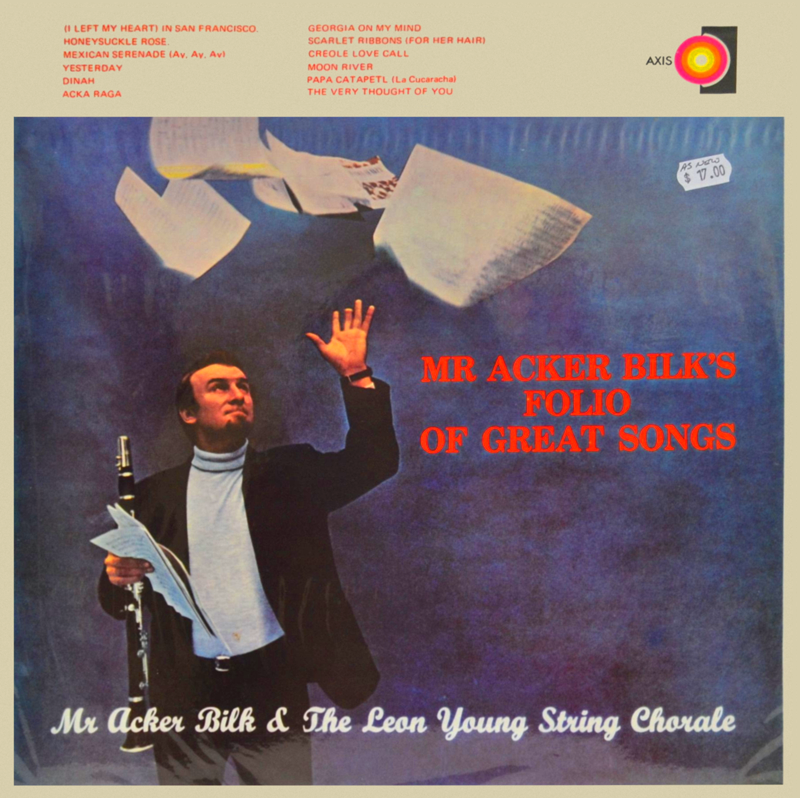Mr. Acker Bilk's Folio of Great Songs cover