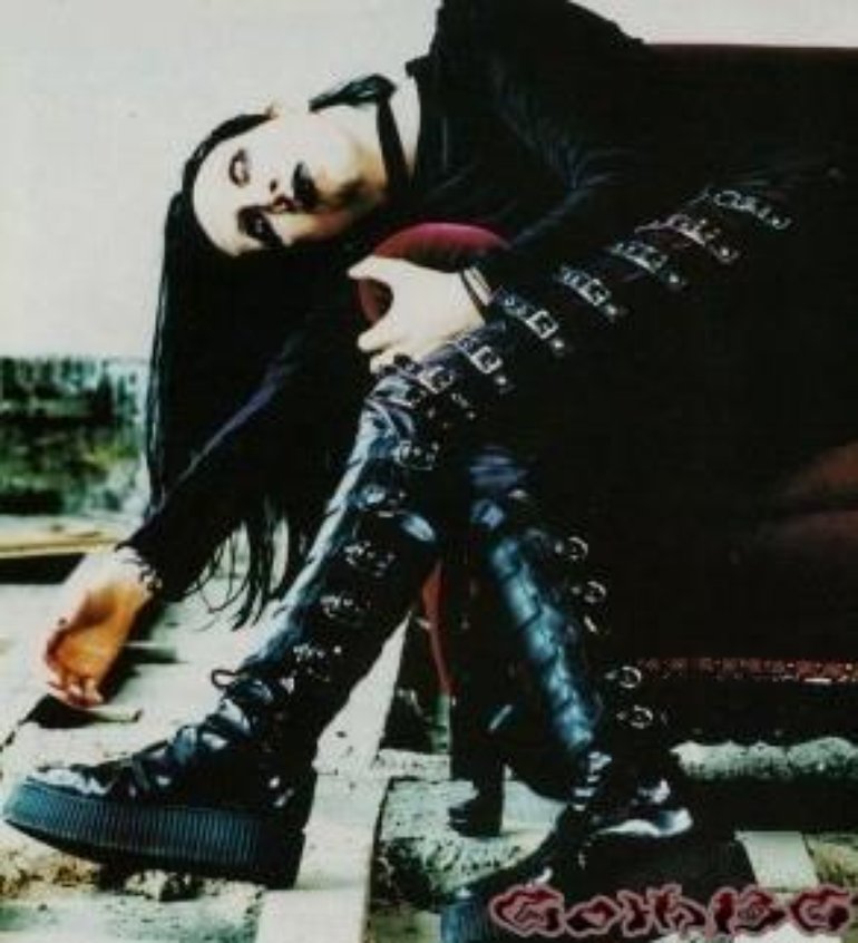 marilyn manson platform boots