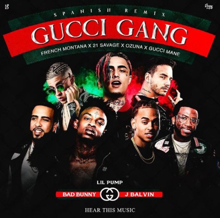 Lil Pump - Gucci Gang (Official Remix) Carátula (1 de 1) | Last.fm