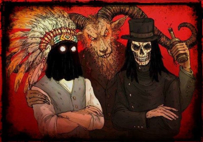 Those Poor Bastards and their ol' pal Satan.