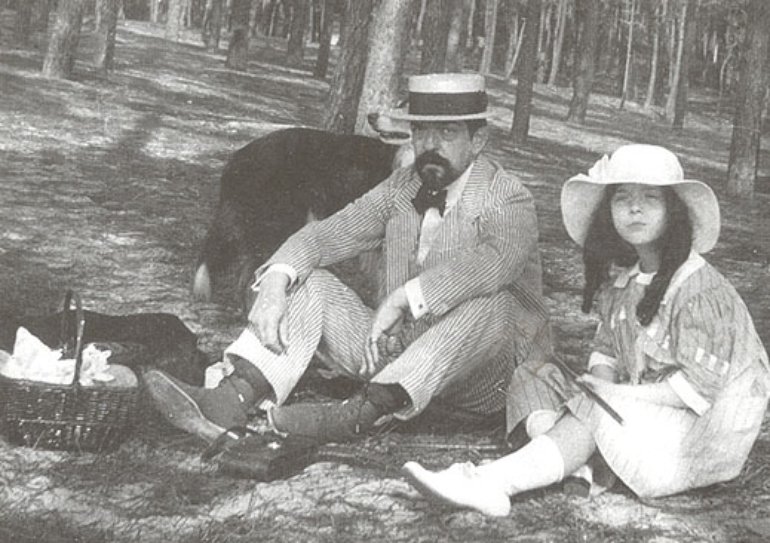 Debussy and his daughter "Emma"