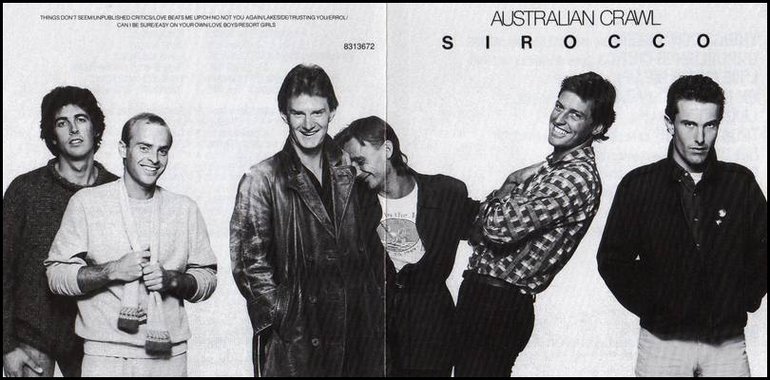 Australian Crawl - Sirocco Front Cover