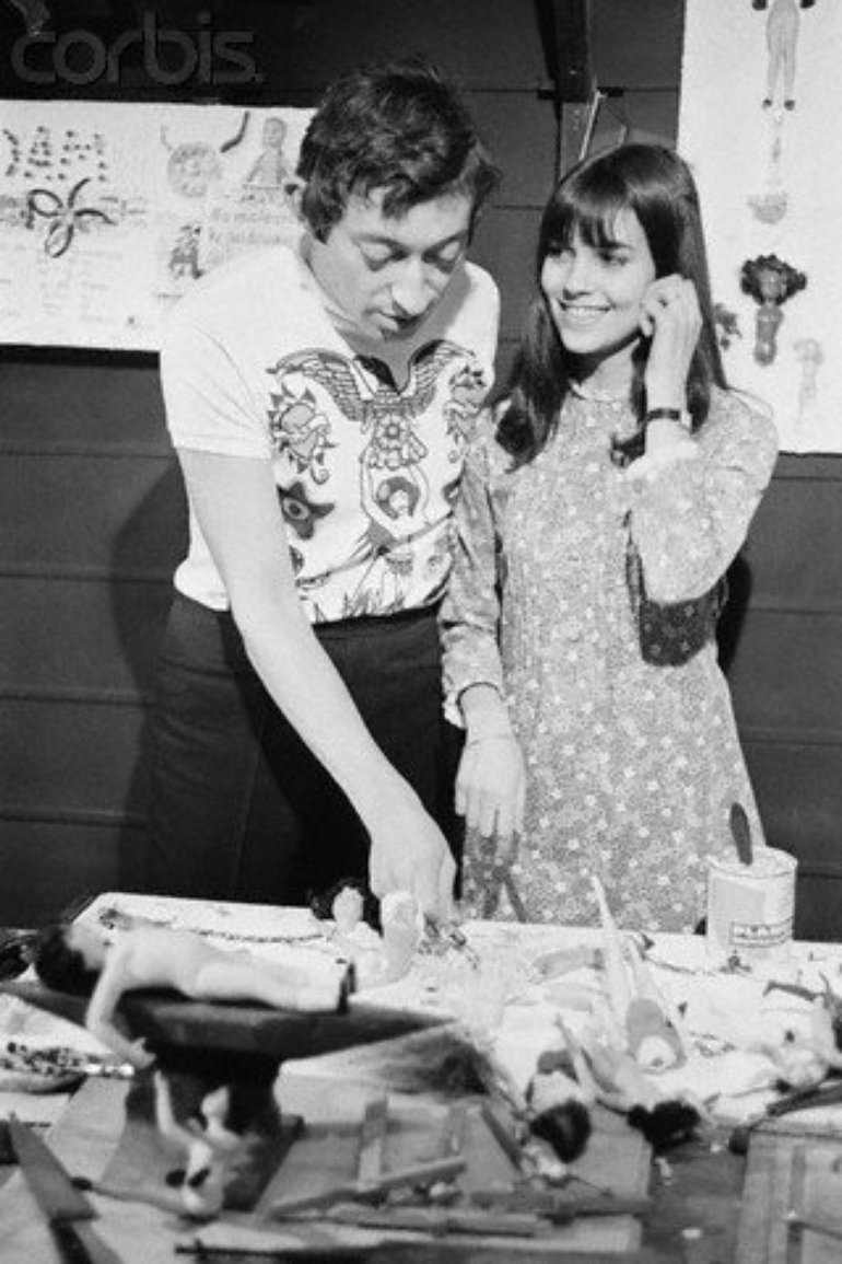 Chantal Goya with Serge Gainsbourg