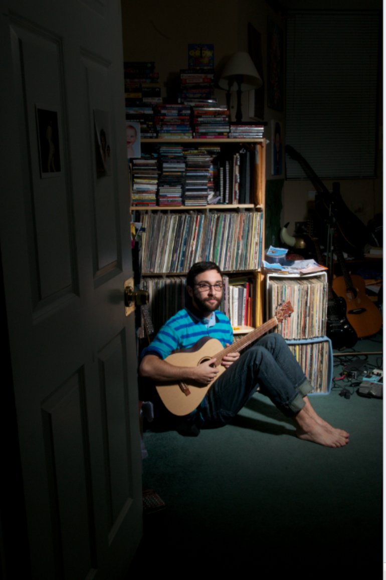 Daniel Harris at home