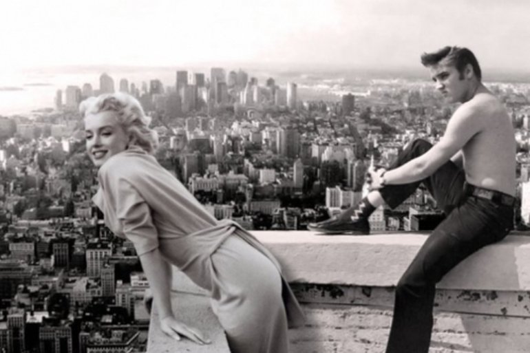 Elvis + marilyn