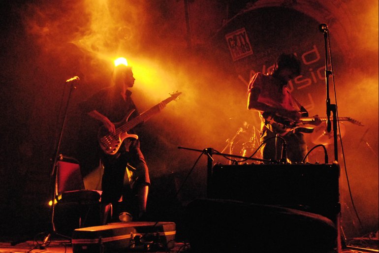 Daniel Panjwaneey and Talha Wynne @ PACC - Karachi, Fete De la Musique.