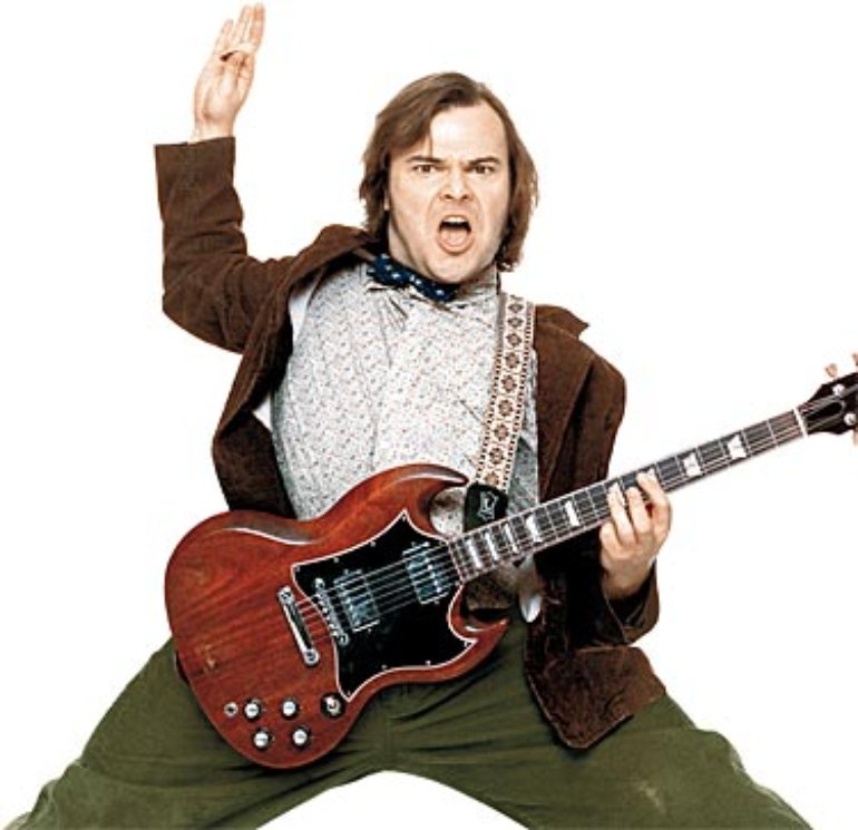 Jack Black in School Of Rock