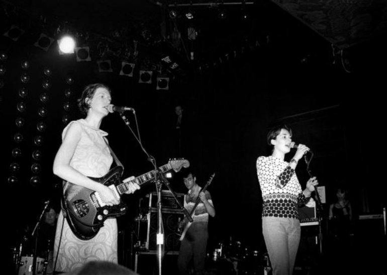 Stereolab in 1996. Photo by Ebet Roberts