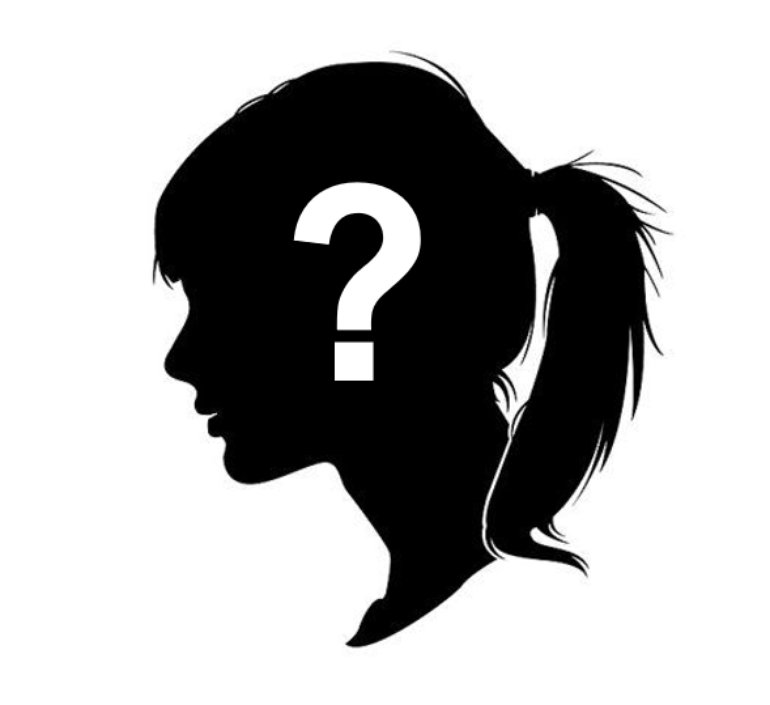 unknown woman silhouette