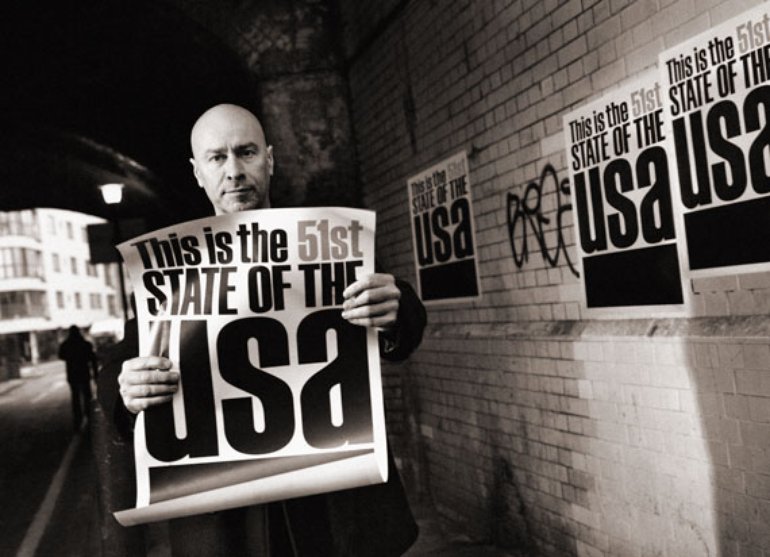 This is 51st State of  the USA by Matt Johnson