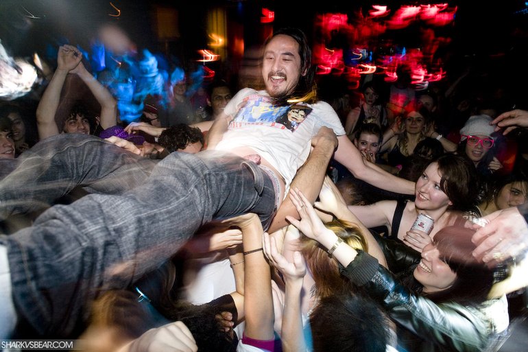 Steve Aoki @ Tattoo Rock Parlour, Toronto, CA