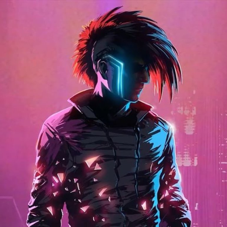 Картинки аниме неоновые мальчики