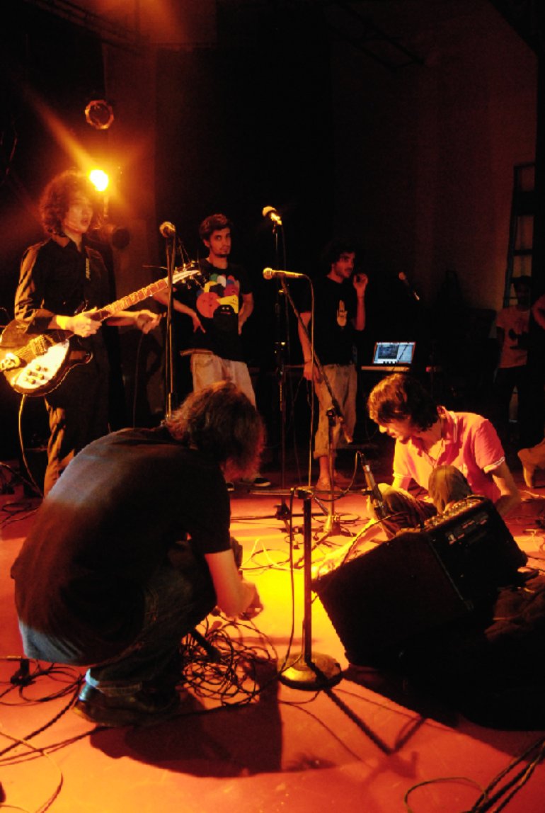 Soundcheck/setup @ PACC - Karachi, Fete De la Musique.
