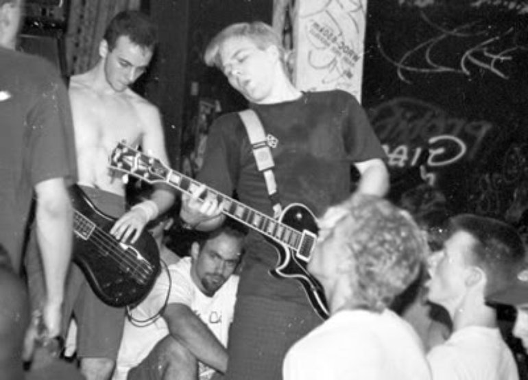 Lars with Uppercut at CBGB, NYC