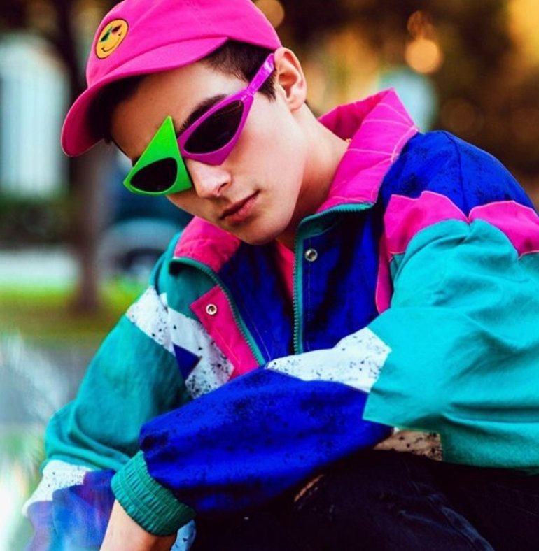 Roy purdy gafas de sol de estilo hip hop para fiesta, de color rosa y verde  con lentes de sol forma triangular para festival de Música, divertidas,  parte de bar|Decoraciones DIY de