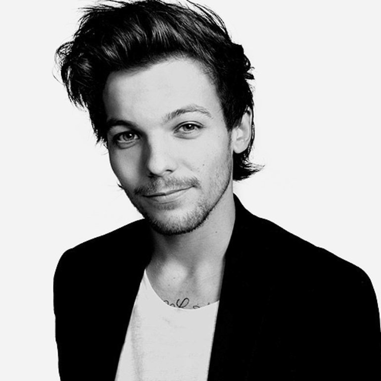 Louis Tomlinson Black And White Photoshoot