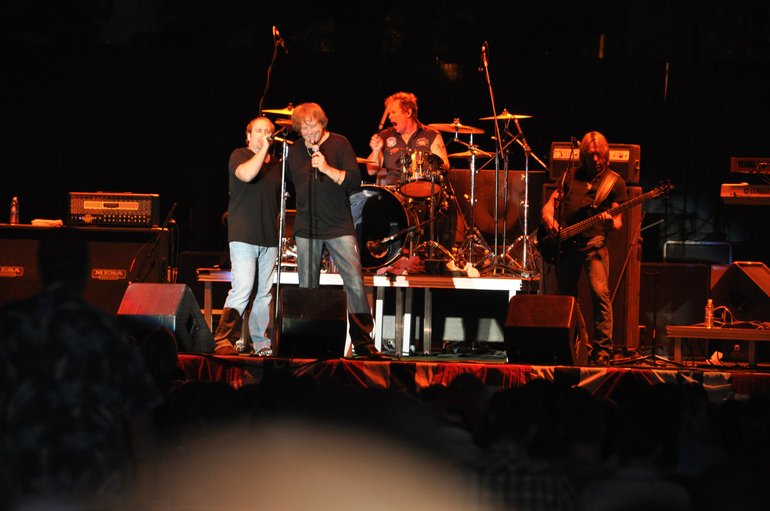 Eddie Money with friend Larry Pancake