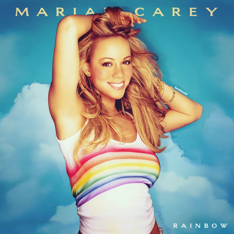 mariah carey rainbow photoshoot