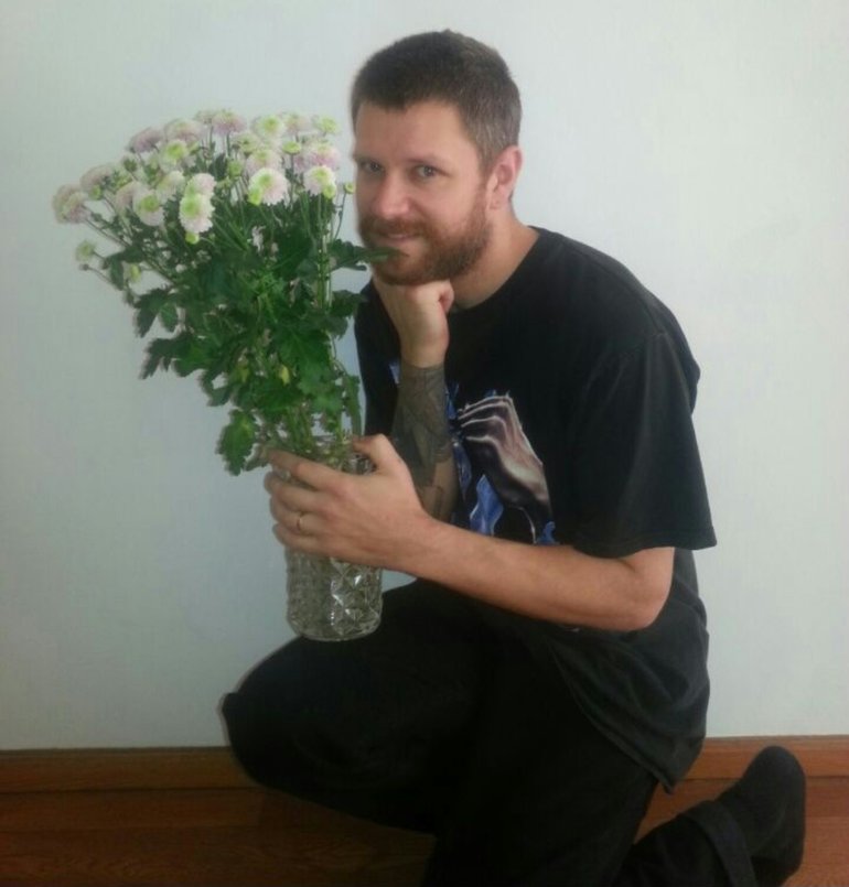 a self portrait of the artist