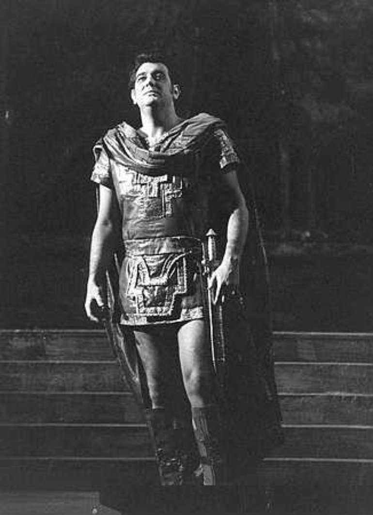 1977 -  Royal Opera House Covent Garden - as Radames in Verdi's Aida