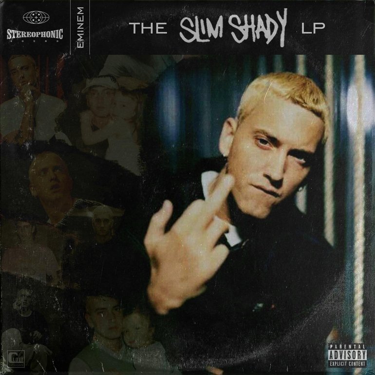 Slim Shady Ep. The Slim Shady LP. Slim Shady LP album.