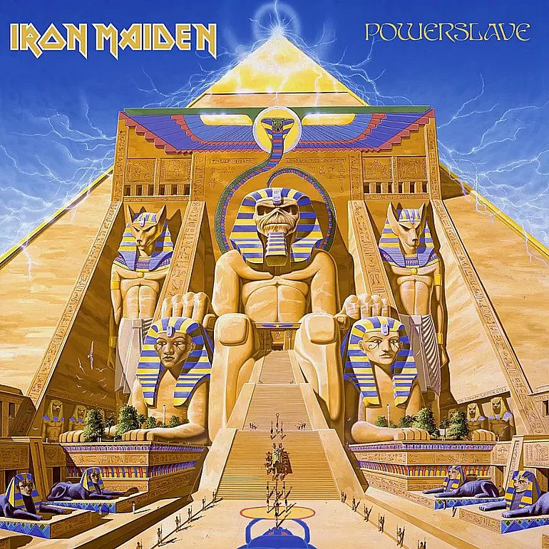 Album cover of "Iron Maiden - Powerslave"