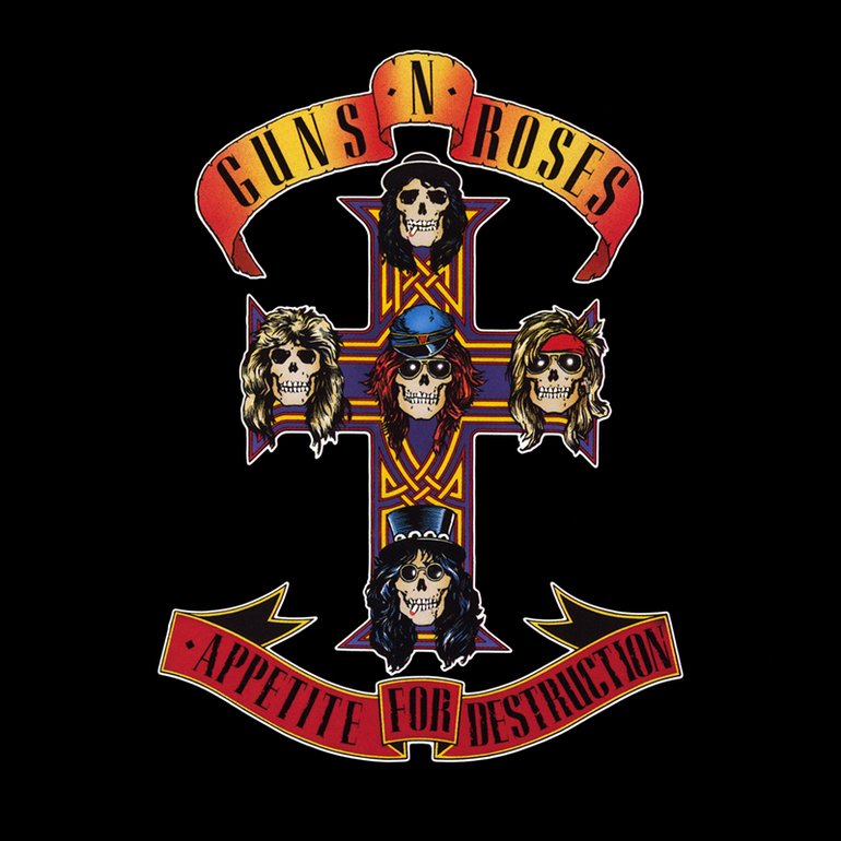 Album cover of Guns'n'Roses - Appetite for Destruction
