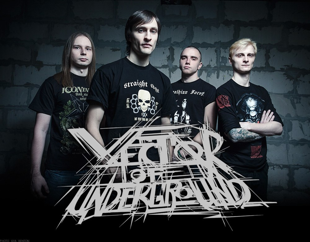 Трек андеграунд. Vector of Underground группа. Vector of Underground вокалист. Вектор а исполнитель. Vector of Underground логотип.