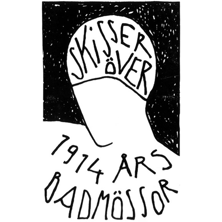 Skisser över 1914 års badmössor cover