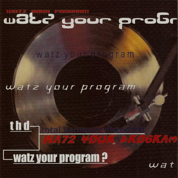 Watz Your Program cover
