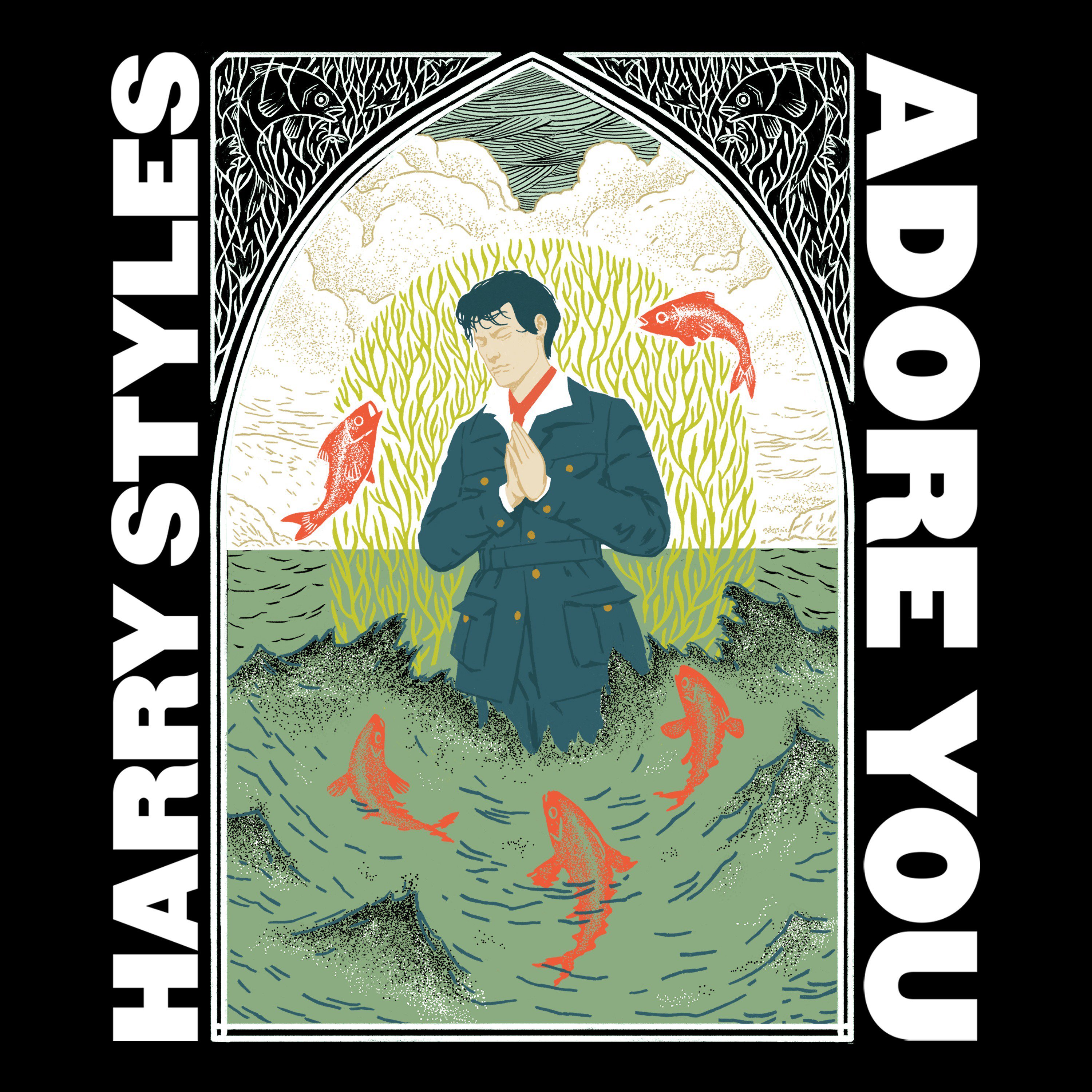 HARRY STYLES ADORE YOU ART iPhone 13 Pro Case Cover