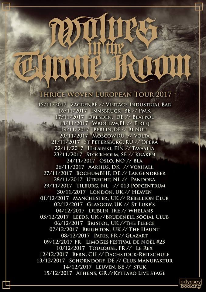 Thrice Woven European Tour 2017 at Kraken (Stockholm) on 23 Nov 2017 |  Last.fm