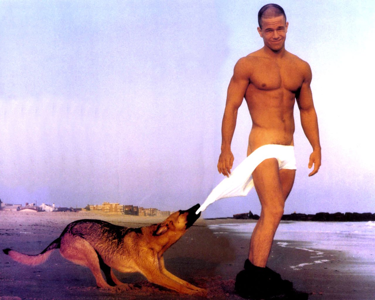 Marky Mark owning the stage