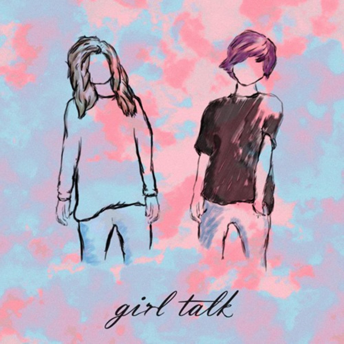 Talk (feat. Changha & Elina) Cover. The perfect girl обложка песни.