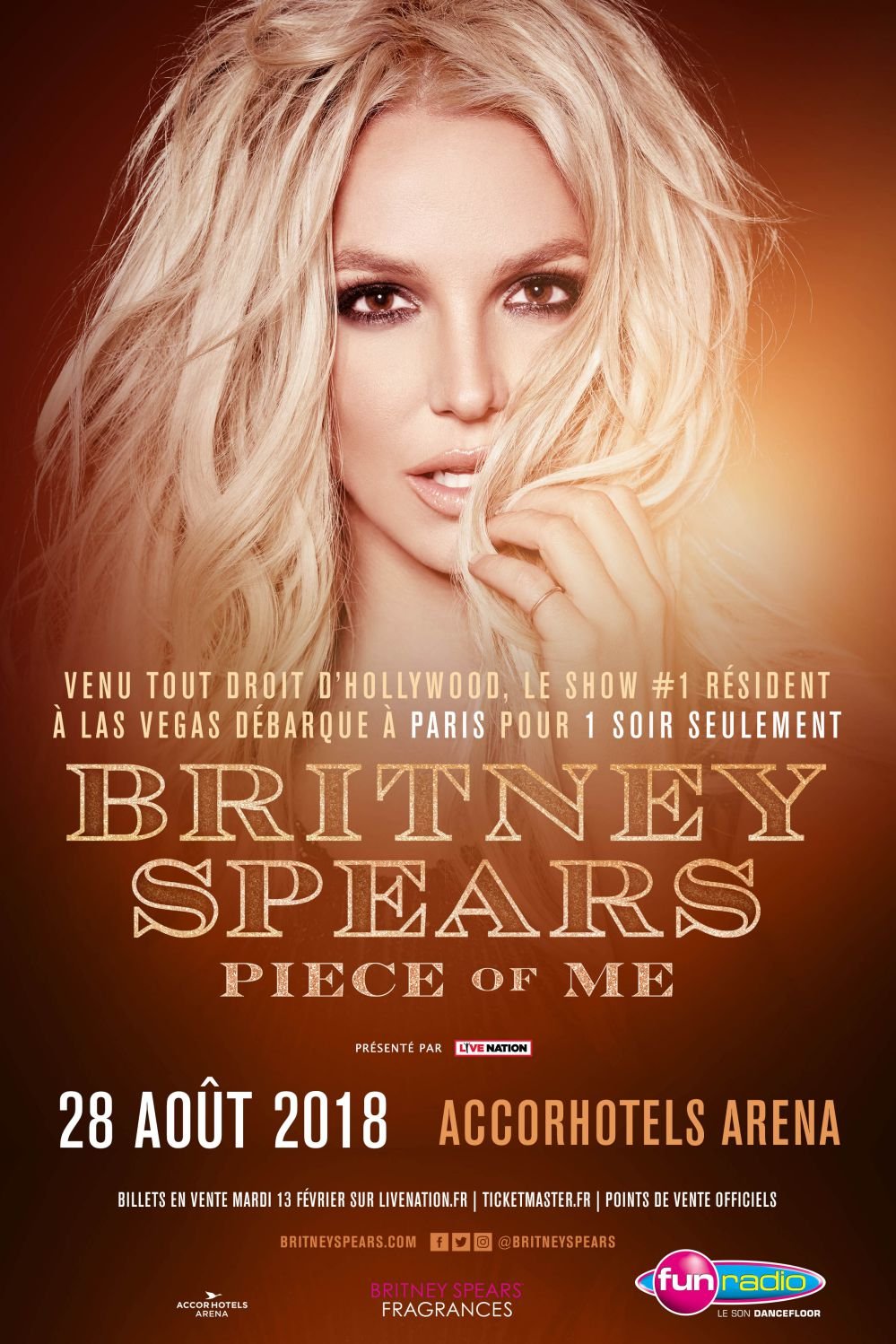Britney Spears: Piece of Me Tour at AccorHotels Arena (Paris) on 28 Aug  2018 | Last.fm