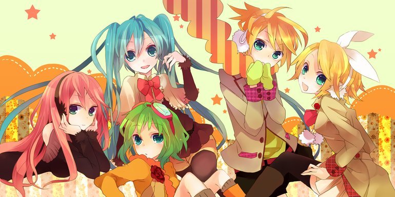 鏡音リン, 鏡音レン, GUMI, 巡音ルカ, 初音ミク music, videos