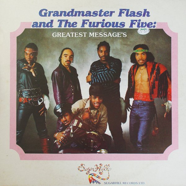 Vintage vinyl record cover - Grandmaster Flash & The Furious Five