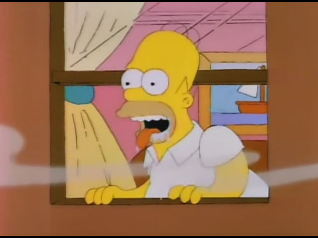 Гомер симпсон пускает слюни картинка