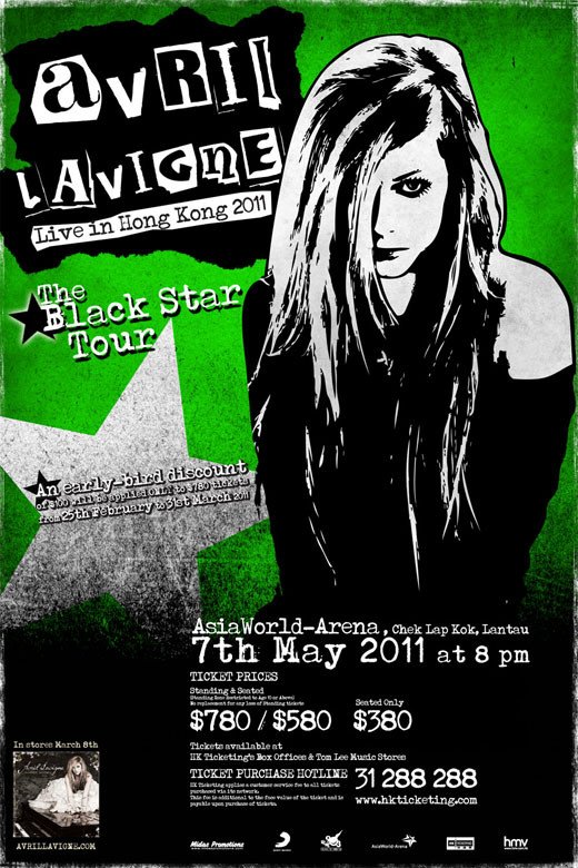Avril Lavigne Live in Hong Kong 2011 The Black Star Tour at