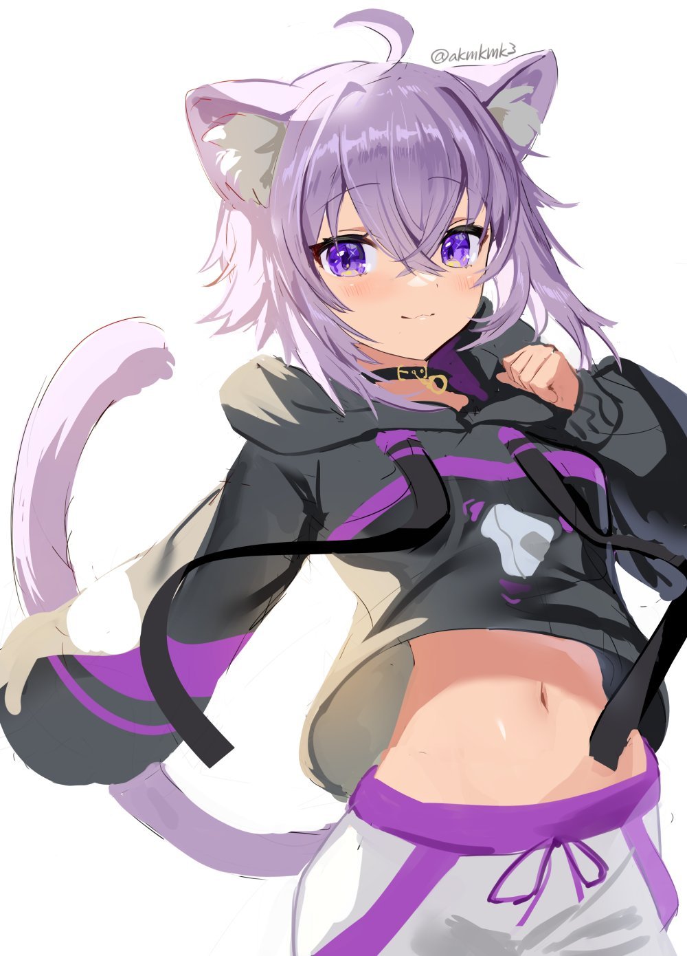 ホロライブ 韓国 ANIPLUS 猫又おかゆ 法被 - Tシャツ・アパレル