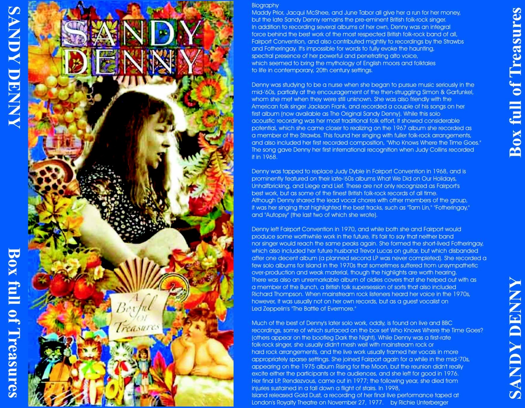 洋楽 SANDY DENNY A BOXFUL OF TREASURES Sandy Denny – A Boxful Of Treasures – Box Set (Compilation