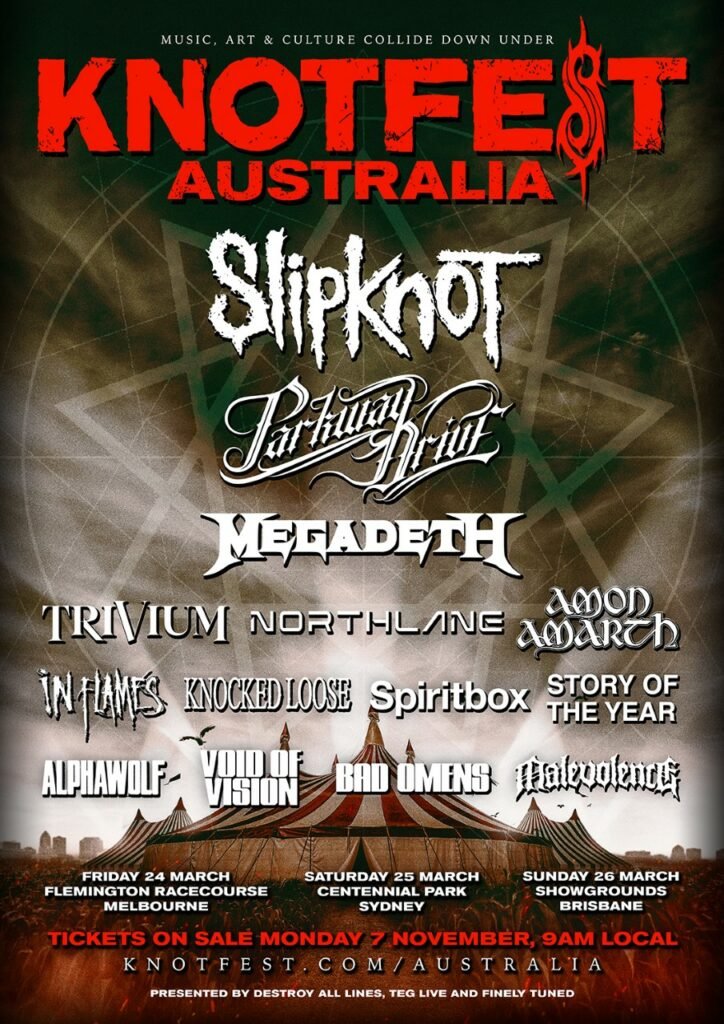 Knotfest Australia Centennial Park Sydney NSW 25 2023