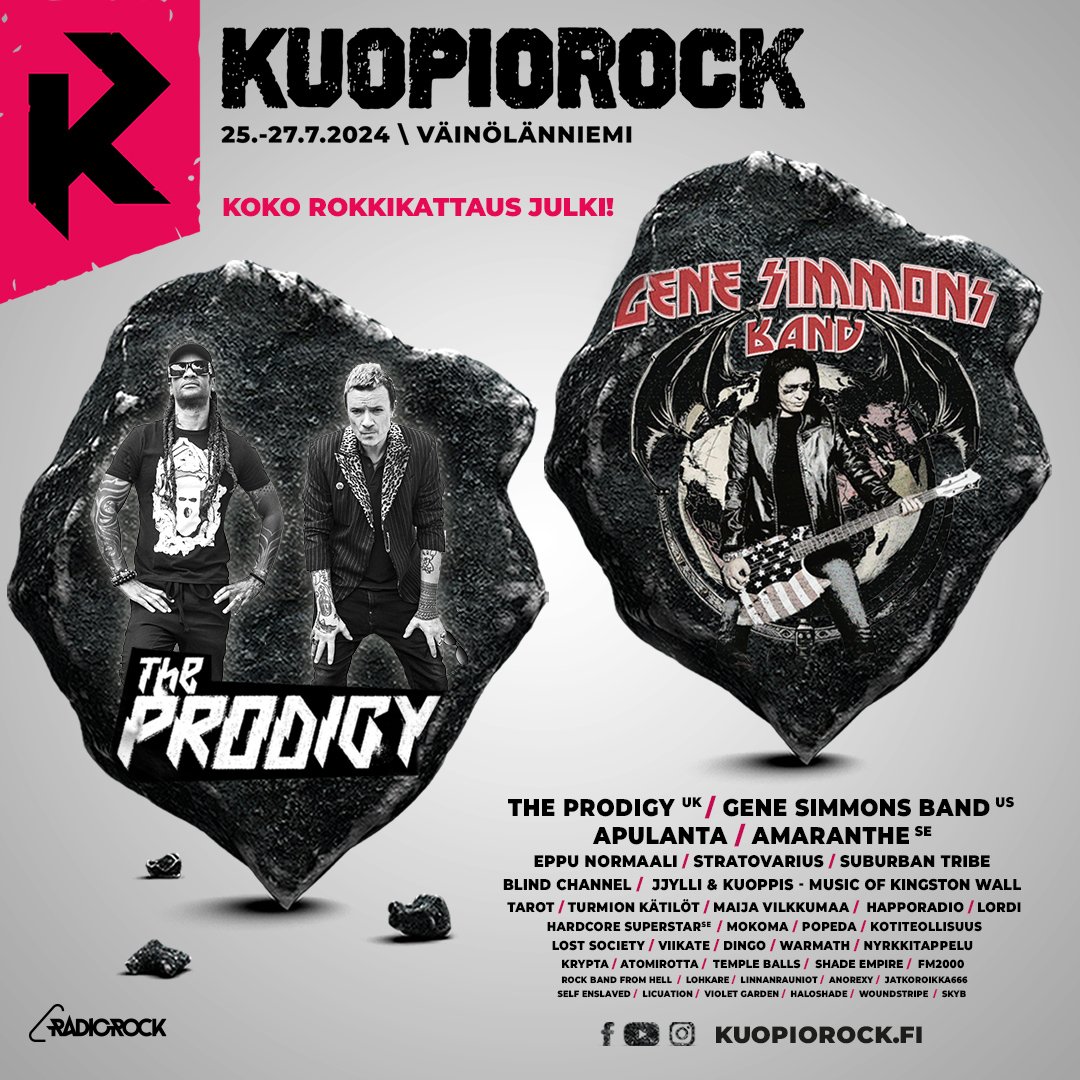 Kuopiorock 2024 at Vinlnniemi (Kuopio) on 25 Jul 2024 | Last.fm