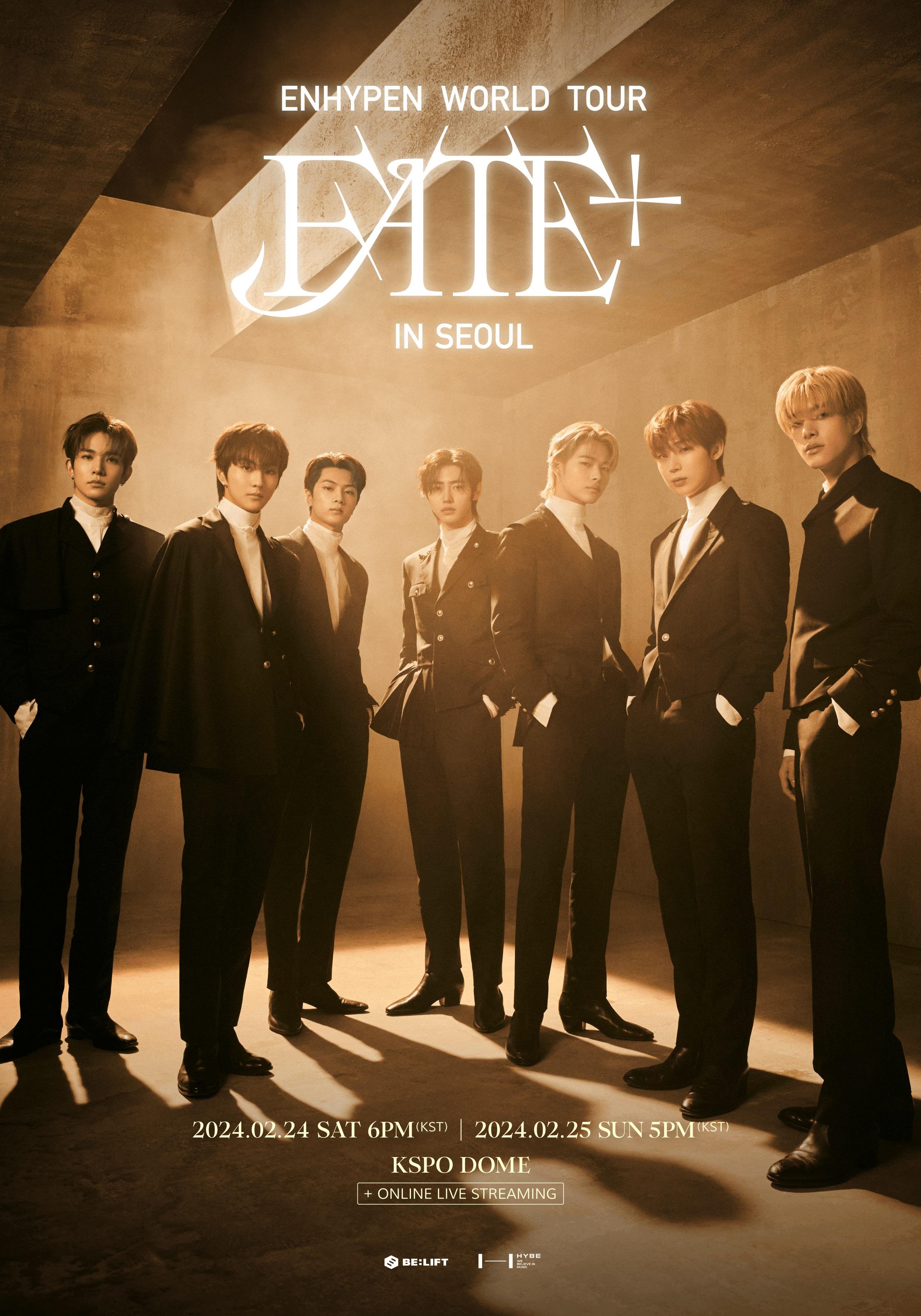 ENHYPEN World Tour 'Fate Plus' in SEOUL im KSPO Dome (SEOUL) am 24. Feb.  2024 | Last.fm