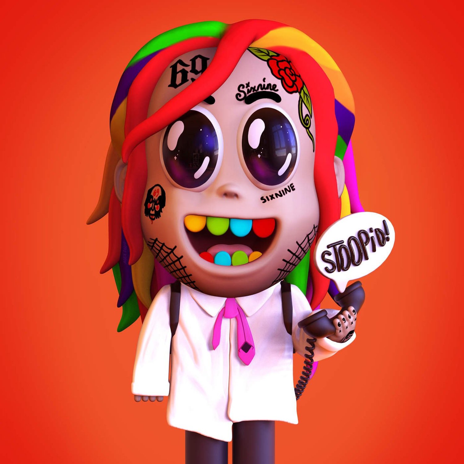 6ix9ine арт Gotti