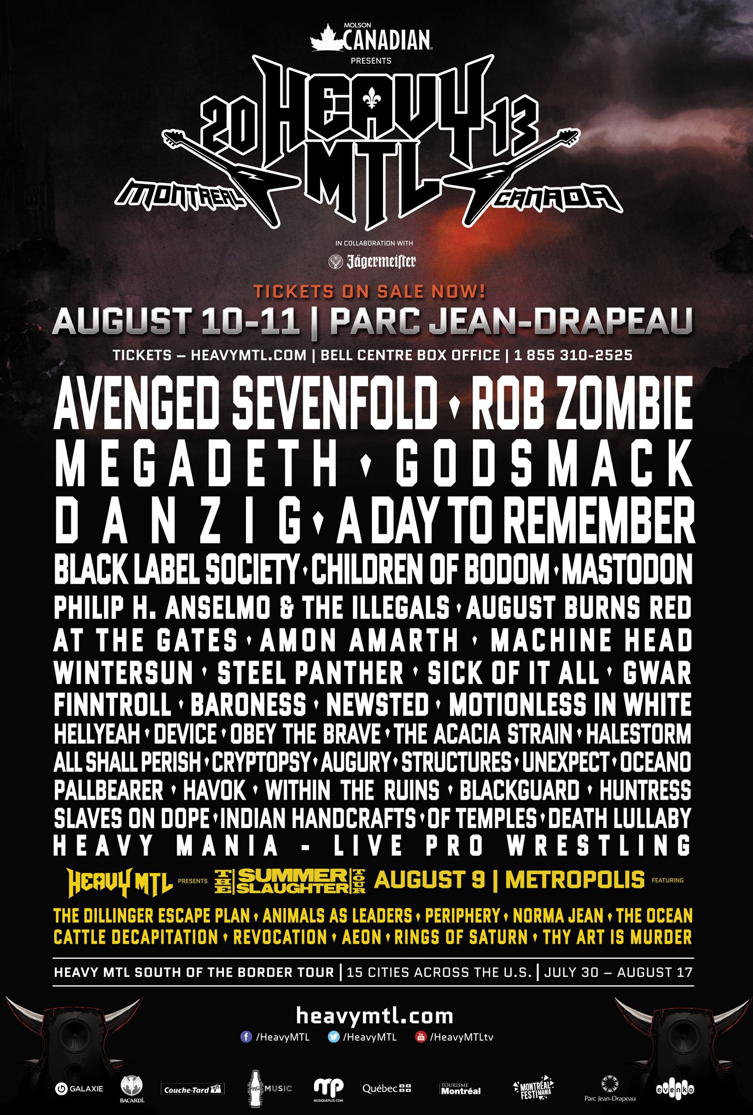 Heavy MTL at Parc Jean Drapeau (Montréal) on 10 Aug 2013 | Last.fm