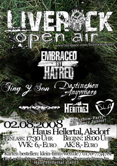 Live Rock Open Air At Haus Hellertal Alsdorf On 2 Aug 2008 Last Fm