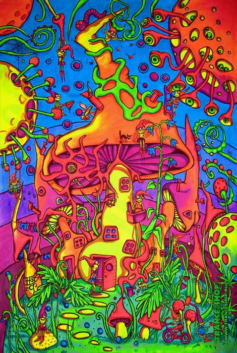 Как выглядит мир под грибами Pin on Art