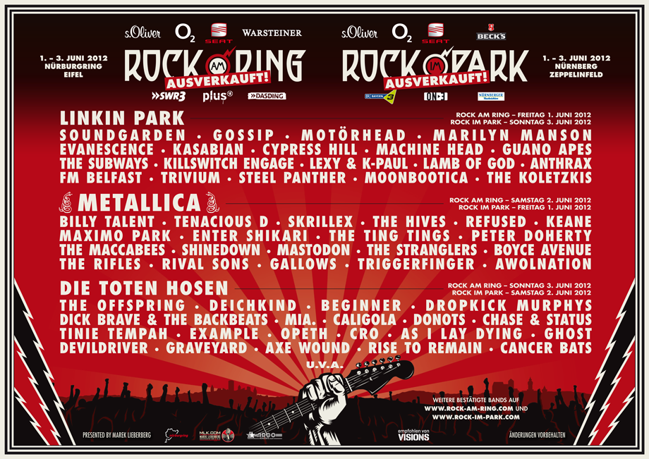 Rock Im Park 2012 at Zeppelinfeld (Nürnberg) on 1 Jun 2012 | Last.fm