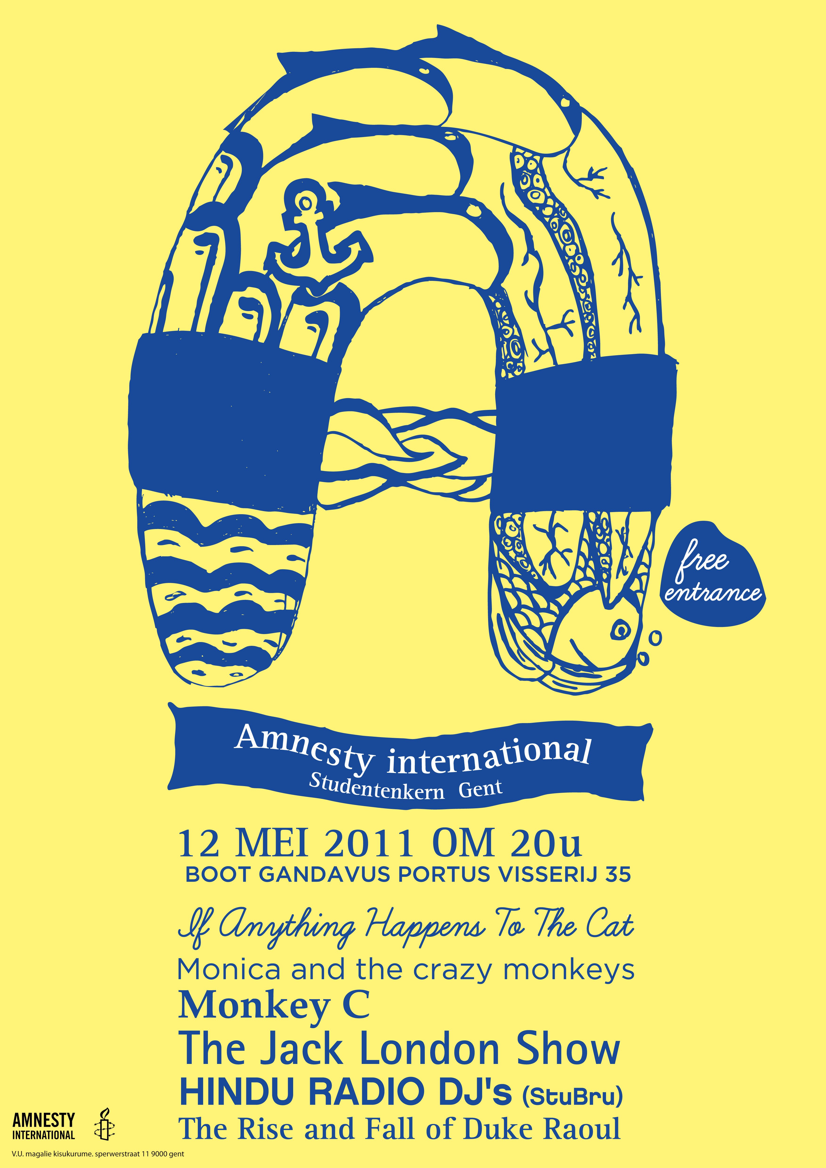 Amnesty International Studentenkern Gent - Bootfeest en Gandavus Portus  (Gent) el 12 May 2011 | Last.fm